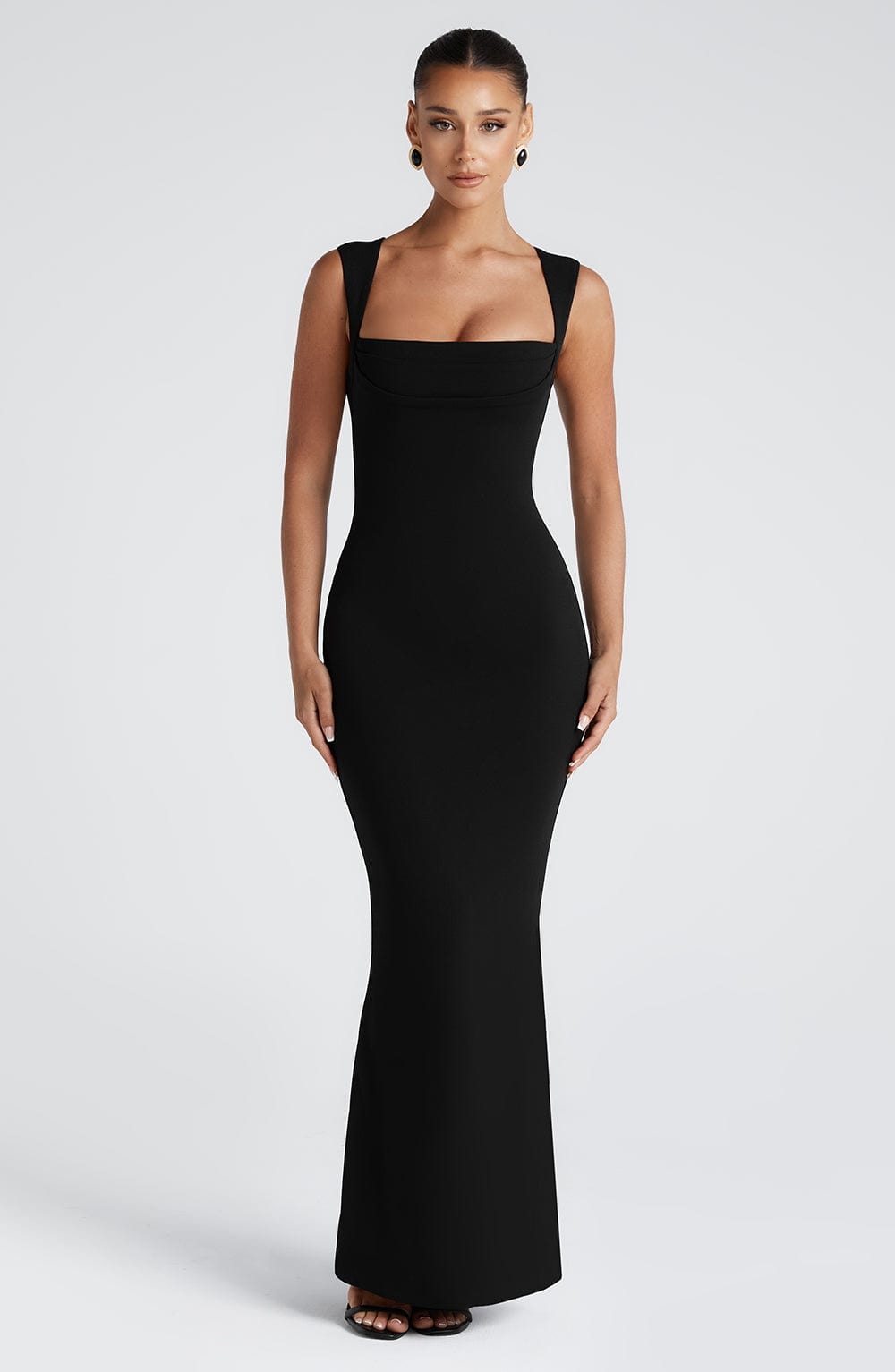 Helena Maxi Dress - Black - Napalia
