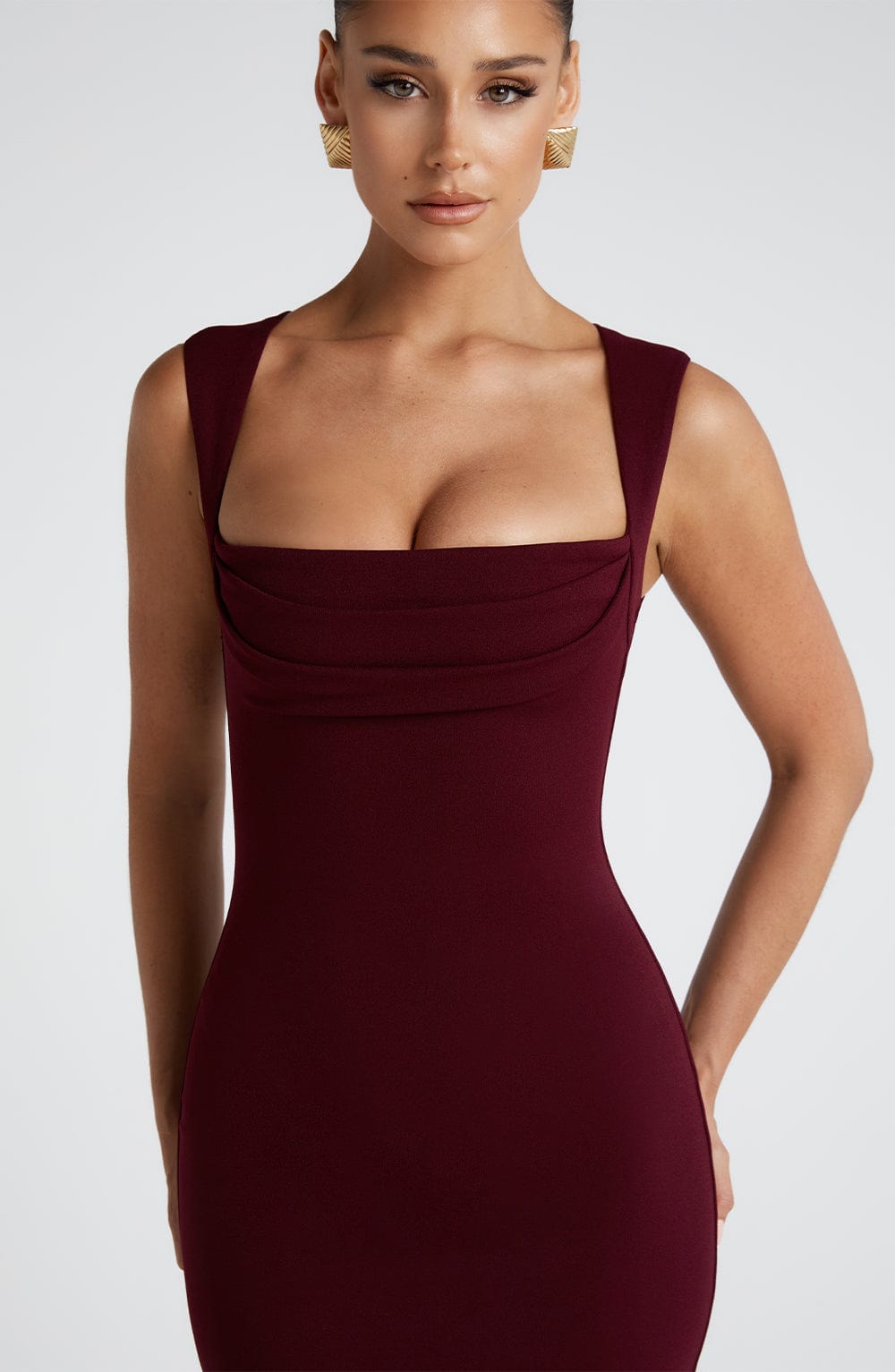 Helena Maxi Dress - Cherry Lacquer - Napalia