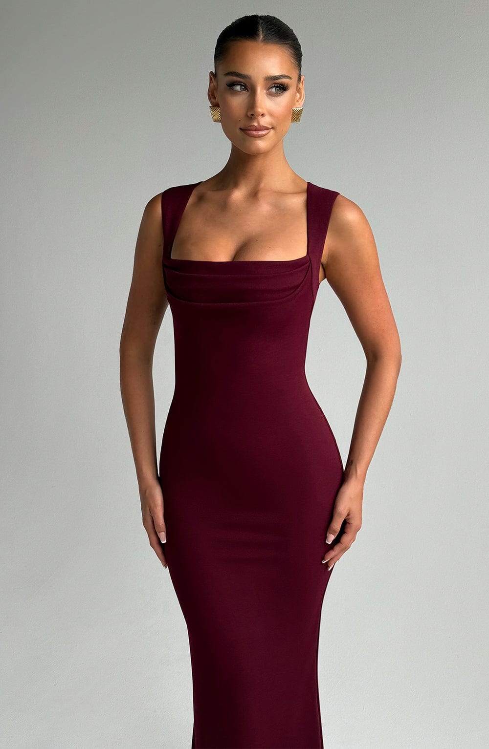 Helena Maxi Dress - Cherry Lacquer - Napalia