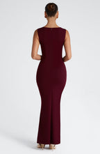 Helena Maxi Dress - Cherry Lacquer - Napalia