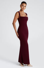 Helena Maxi Dress - Cherry Lacquer - Napalia
