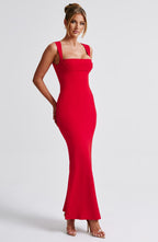 Helena Maxi Dress - Red - Napalia