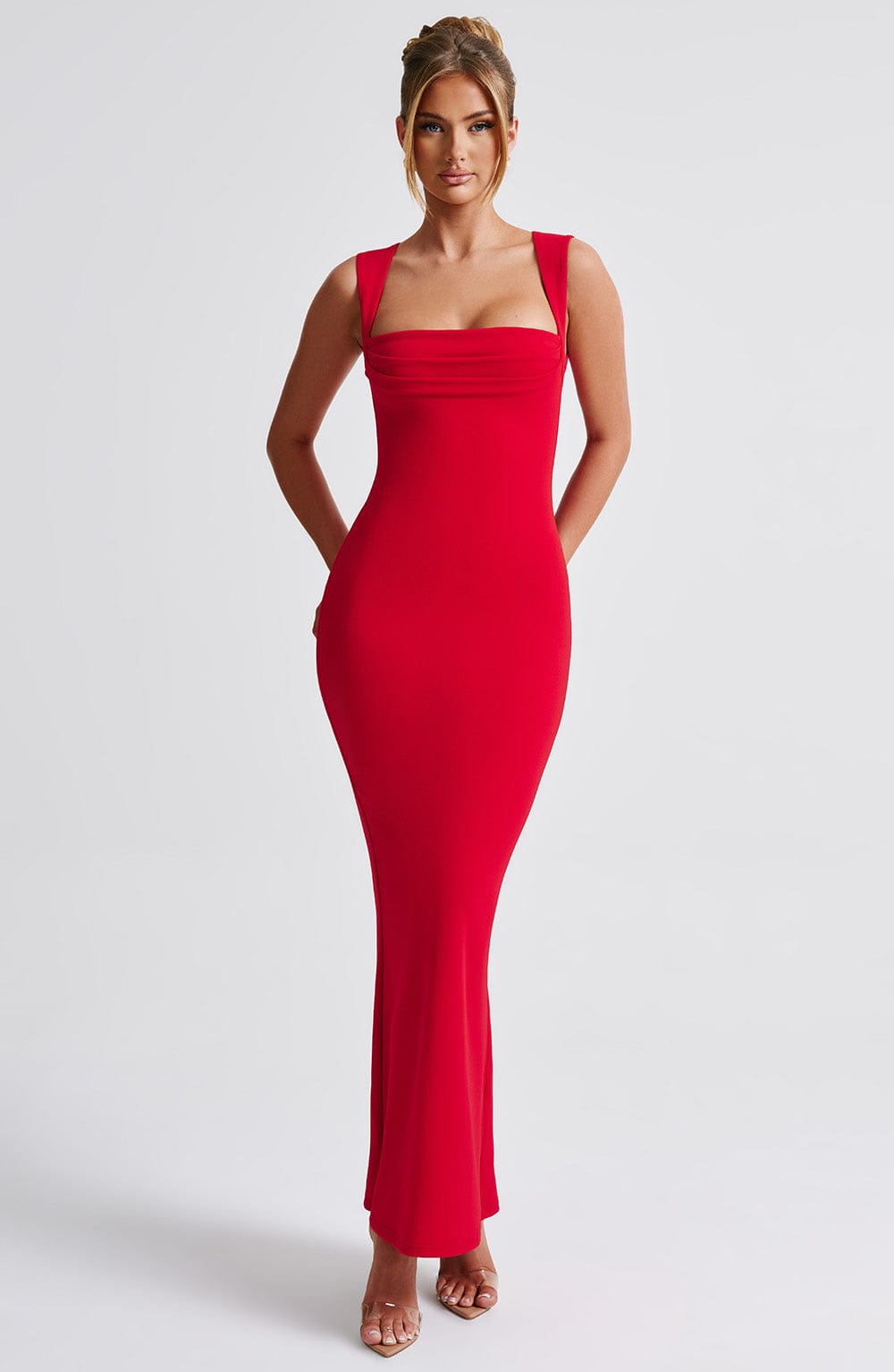 Helena Maxi Dress - Red - Napalia