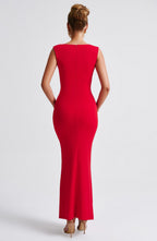 Helena Maxi Dress - Red - Napalia