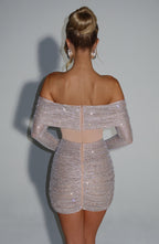 Hydra Mini Dress - Nude - Napalia