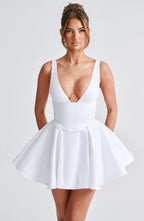 Imani Mini Dress - Ivory - Napalia