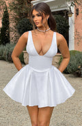 Imani Mini Dress - Ivory - Napalia