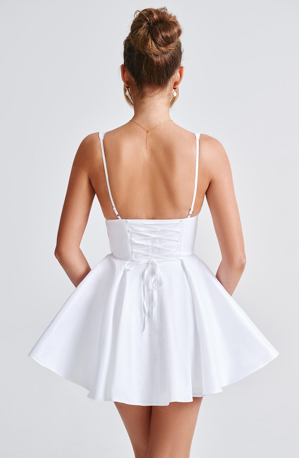 Imani Mini Dress - Ivory - Napalia
