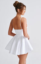 Imani Mini Dress - Ivory - Napalia