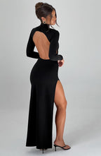 Imelda Maxi Dress - Black - Napalia