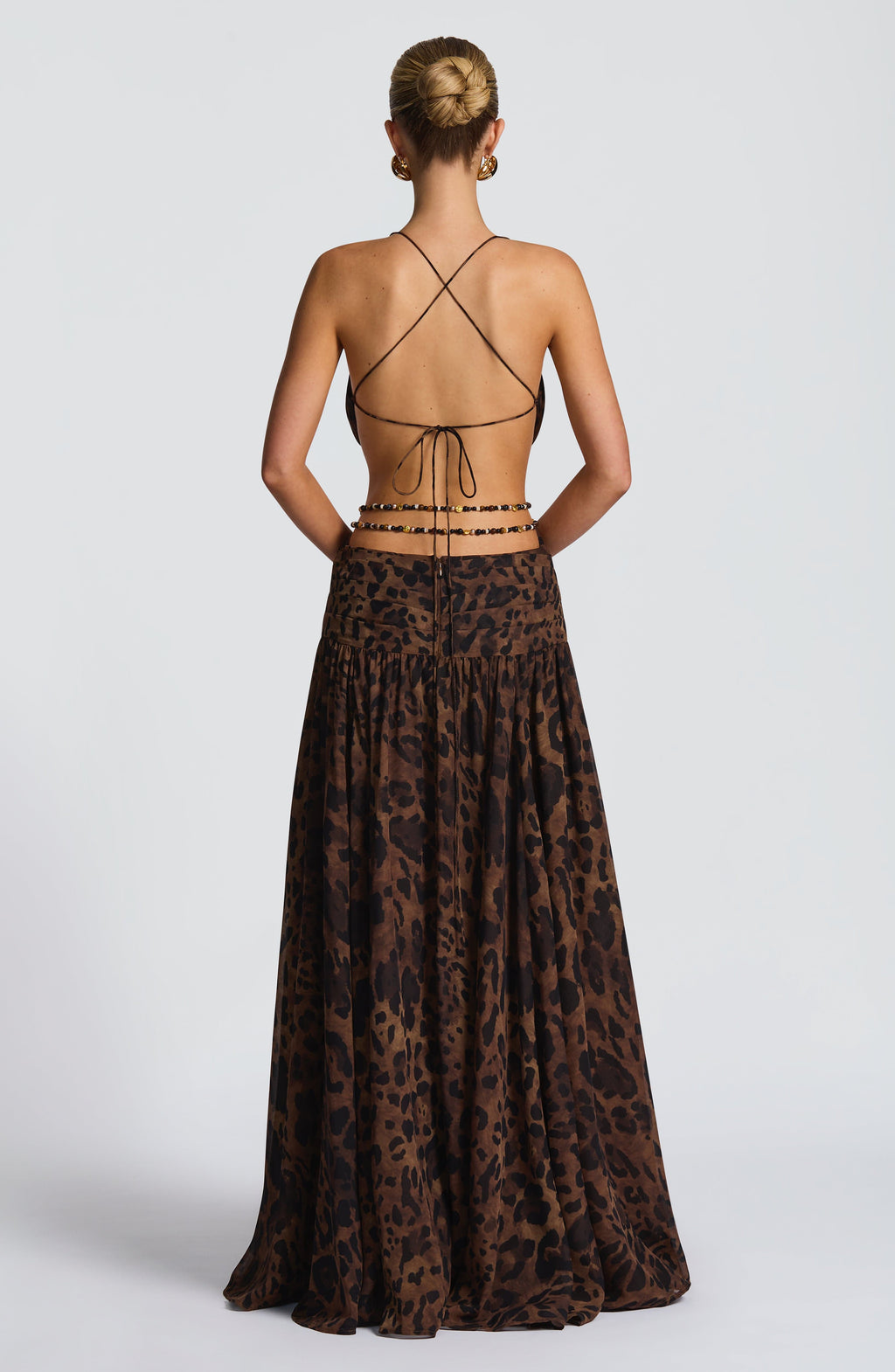 Indianna Maxi Dress - Leopard Print - Napalia