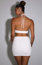 Irene Mini Skirt - White - Napalia