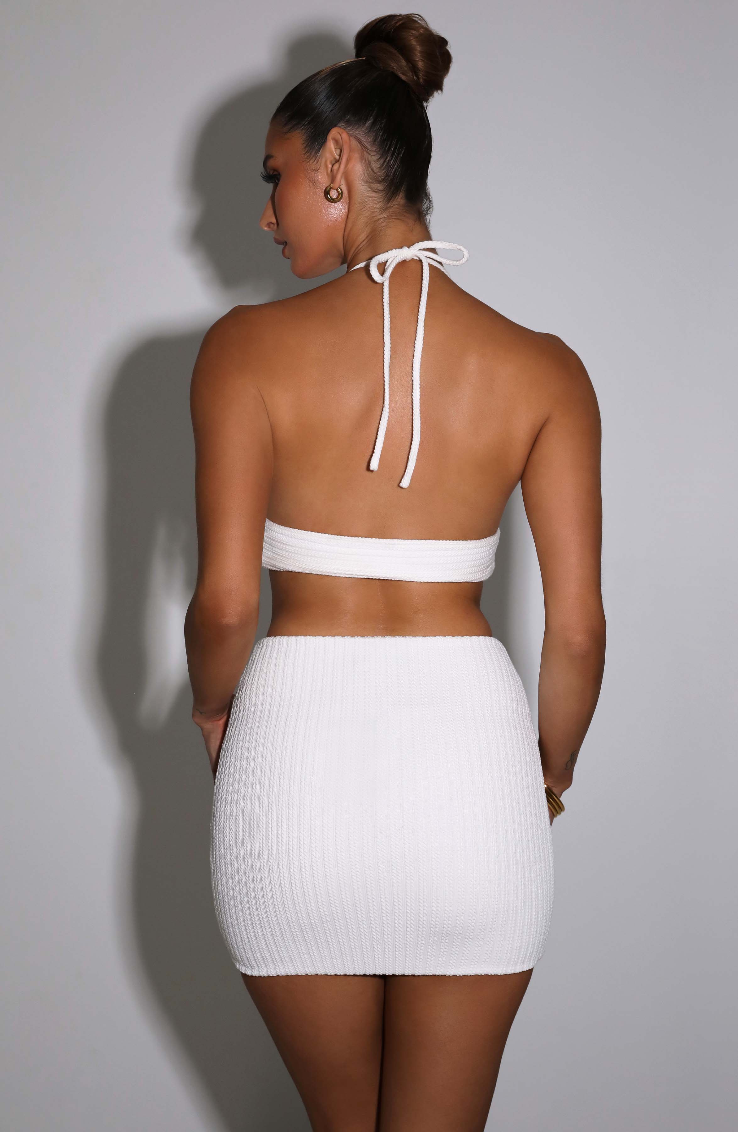 Irene Mini Skirt - White - Napalia