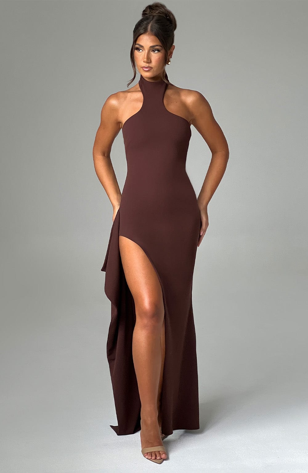 Isadora Maxi Dress - Chocolate - Napalia