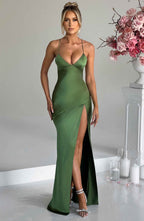 Isobel Maxi Dress - Emerald - Napalia