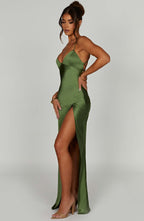 Isobel Maxi Dress - Emerald - Napalia