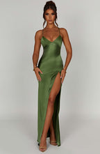 Isobel Maxi Dress - Emerald - Napalia