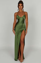 Isobel Maxi Dress - Emerald - Napalia