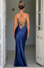 Isobel Maxi Dress - Navy - Napalia