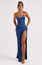 Isobel Maxi Dress - Navy - Napalia