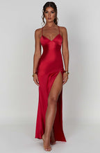 Isobel Maxi Dress - Red - Napalia