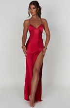 Isobel Maxi Dress - Red - Napalia