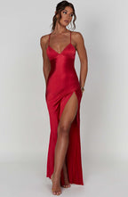Isobel Maxi Dress - Red - Napalia