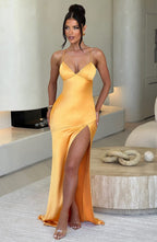 Isobel Maxi Dress - Tangerine - Napalia