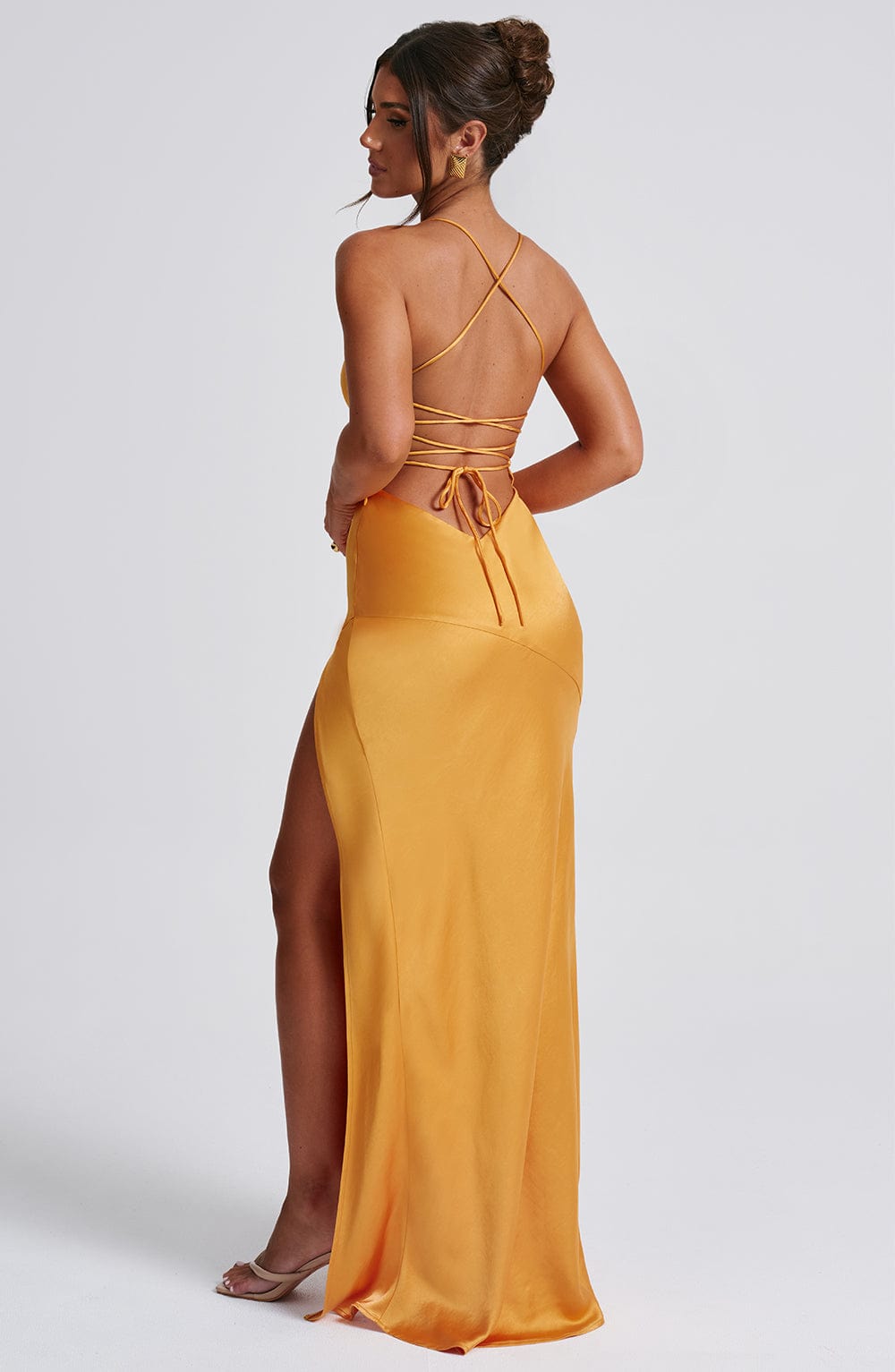 Isobel Maxi Dress - Tangerine - Napalia