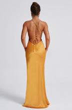 Isobel Maxi Dress - Tangerine - Napalia