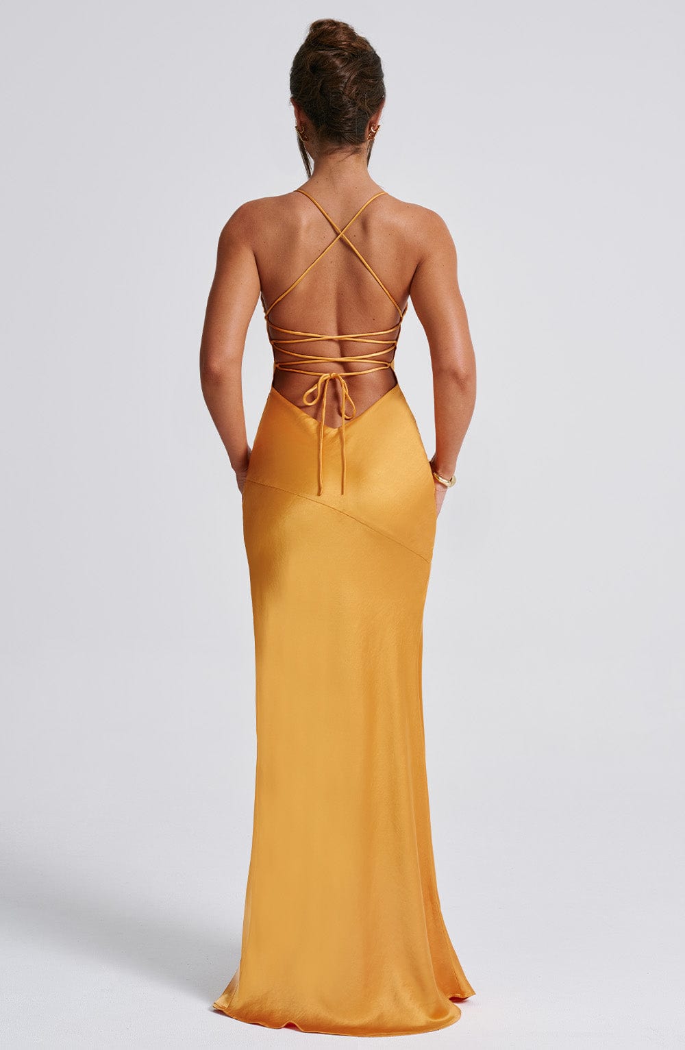 Isobel Maxi Dress - Tangerine - Napalia