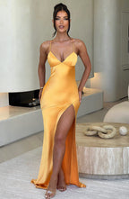Isobel Maxi Dress - Tangerine - Napalia