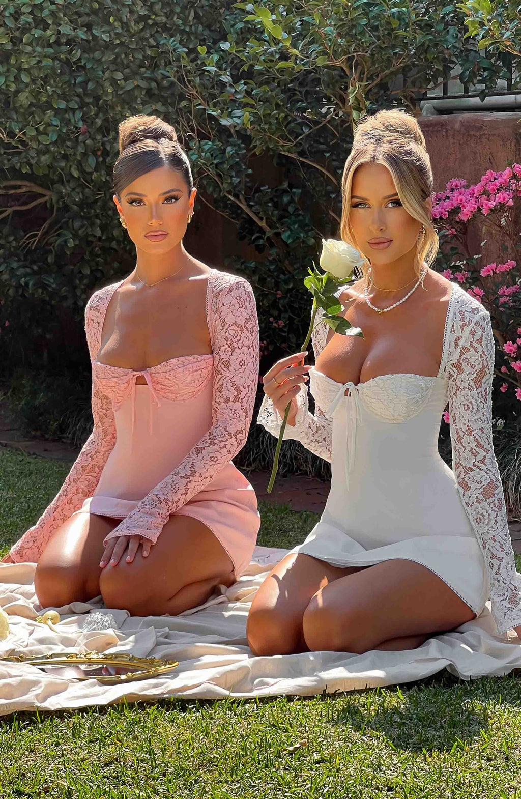 Jacinta Mini Dress - Ivory - Napalia