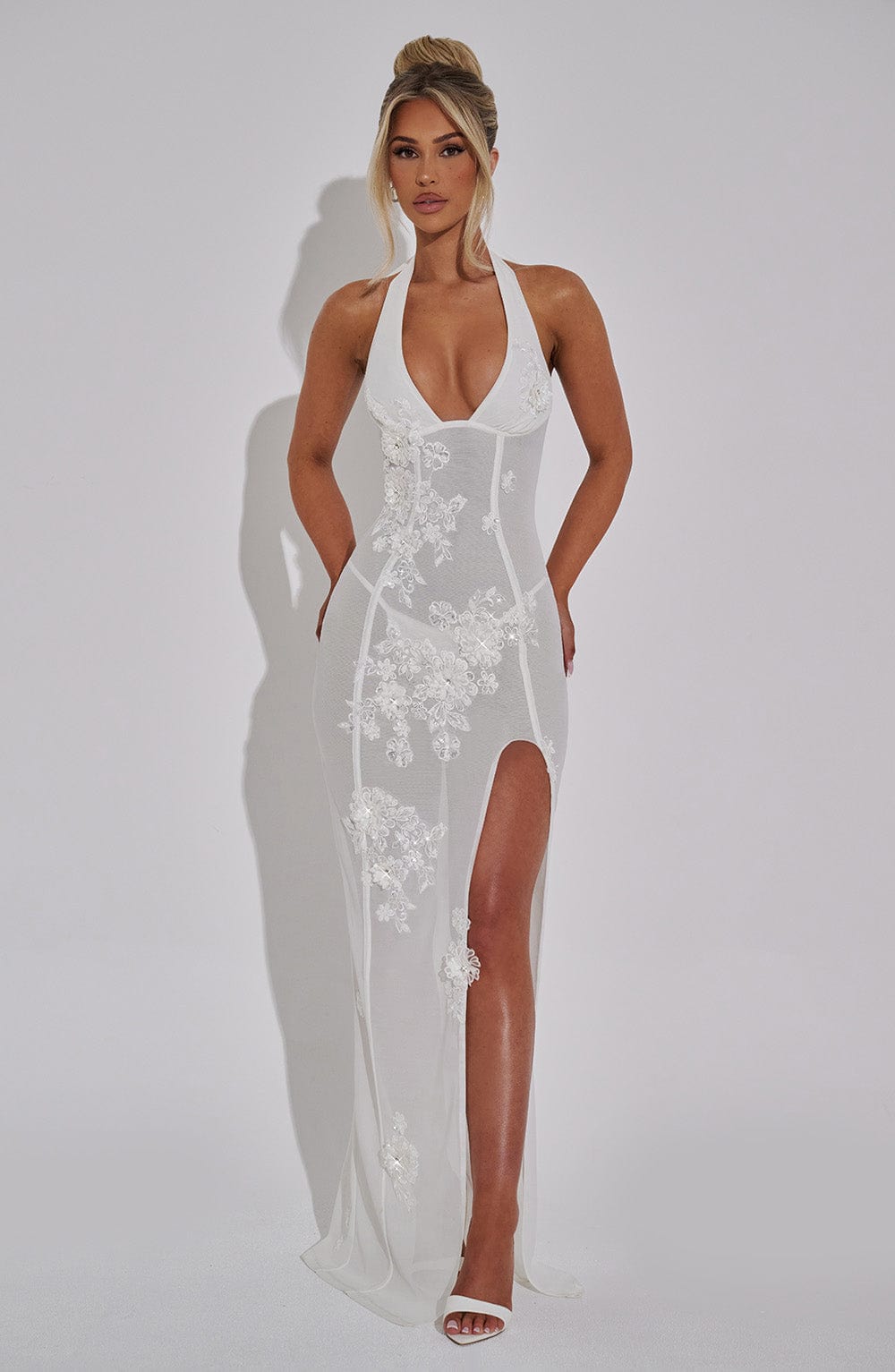 Jacqueline Maxi Dress - Ivory - Napalia