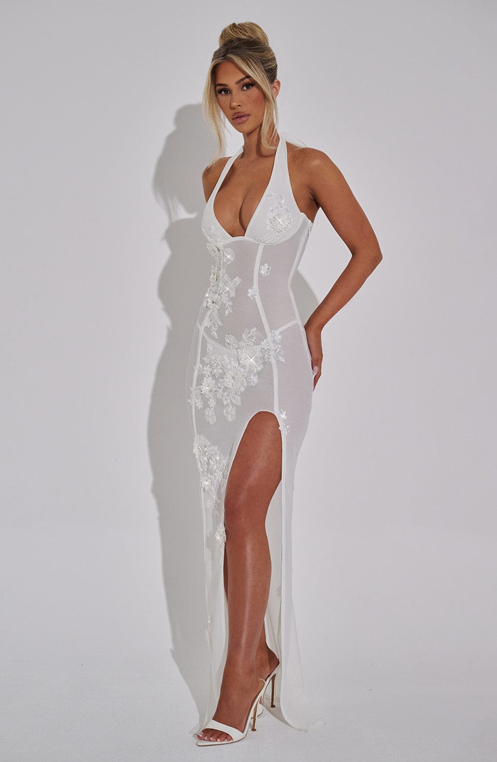 Jacqueline Maxi Dress - Ivory - Napalia