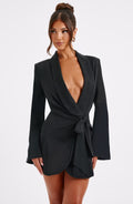 Jalena Mini Dress - Black - Napalia