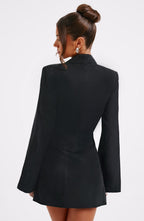 Jalena Mini Dress - Black - Napalia