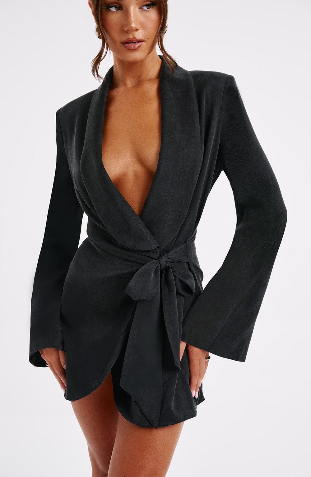 Jalena Mini Dress - Black - Napalia