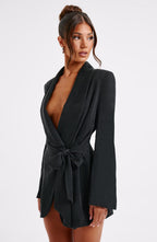 Jalena Mini Dress - Black - Napalia