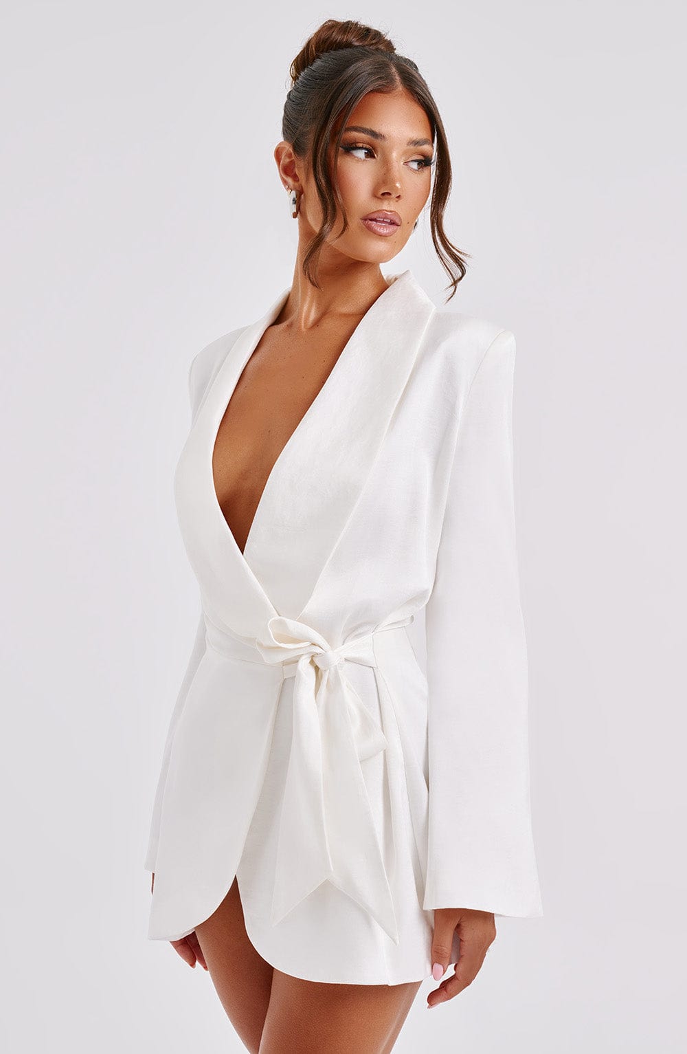 Jalena Mini Dress - Ivory - Napalia
