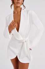 Jalena Mini Dress - Ivory - Napalia