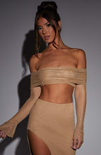 Jana Top - Gold Sparkle - Napalia