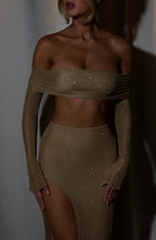 Jana Top - Gold Sparkle - Napalia