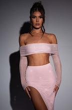 Jana Top - Pink Sparkle - Napalia