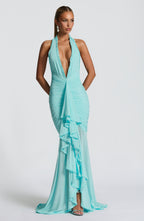 Janessa Maxi Dress - Aqua - Napalia