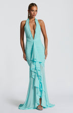 Janessa Maxi Dress - Aqua - Napalia