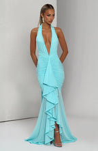 Janessa Maxi Dress - Aqua - Napalia