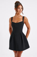 Janiyah Mini Dress - Black - Napalia