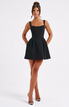 Janiyah Mini Dress - Black - Napalia