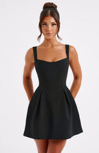 Janiyah Mini Dress - Black - Napalia